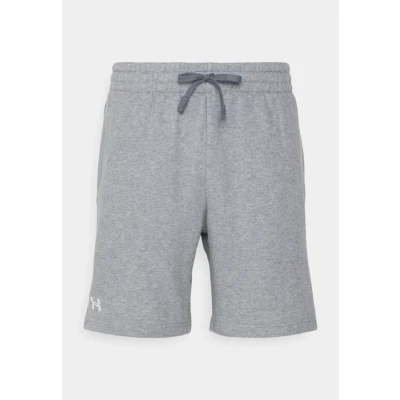 Abbildung von Under Armour Rival Fleece Kurze Sporthose, Herren, Größe: XS, Castlerock light heather/white