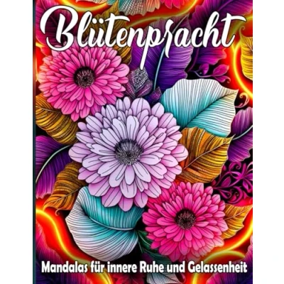 Abbildung von Zen und Blütenpracht XXL: Mandala Malbuch für Gelassenheit innere Balance: XXL mit inspirierende Designs floralen Mustern Stressabbau Achtsamkeit