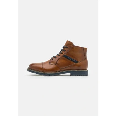 Abbildung von bugatti CAJ Schnürstiefelette, Herren, Größe: 41, Cognac Schuhe