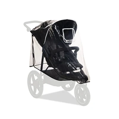 Abbildung von hauck Universal Regenschutz Buggy mit 3 Rädern, Reflektierende Umrandung, Kontakt Fenster, Gute Luftzirkulation, Einfache Befestigung, Kompatibel Runner Serie, Transparent