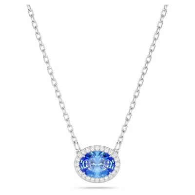 Abbildung von Swarovski Constella Necklace Halskette blue/silvercoloured, Damen, Größe: One Size, Blue/silver coloured
