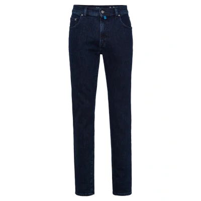 Abbildung von Pierre Cardin Dijon Rivet Jeans Straight Leg, Herren, Größe: 36x34, Dark blue stonewash