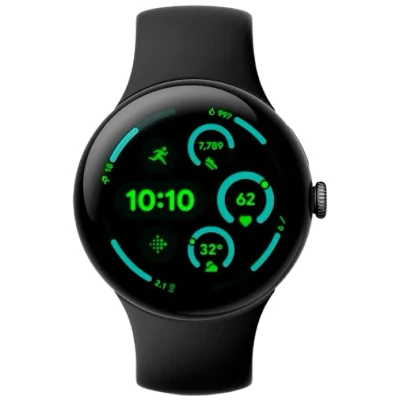 Abbildung von Google Pixel Watch 3 45mm Schwarz (Schwarz Armband)