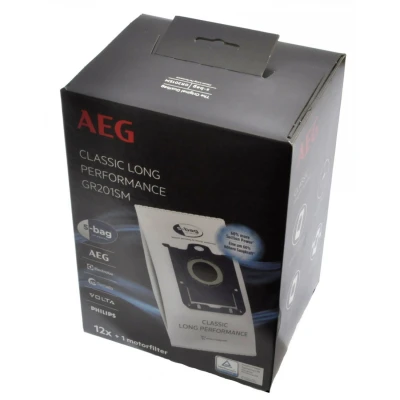 Abbildung von Electrolux aeg 9001688242 Staubsaugerbeutel Staubsauger GR201SM s bags staubbeutel classic long performance 12 stück + 1 mikrofilter