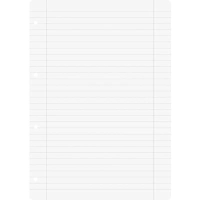 Abbildung von Brunnen 1066947 Ringbucheinlagen A4 (liniert mit Randlinien, Lineatur 27, 100 Blatt, 70 g/m²), weiß