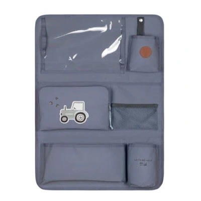 Abbildung von LÄSSIG Autoorganizer Autorücksitzorganizer Rücksitztasche für Auto zum Hängen zusammenklappbar/Car Wrap to Go Adventure Tractor