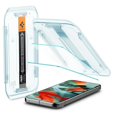Abbildung von Spigen EZ Fit Gehärtetes Glas Clear Displayschutzfolie Google Pixel 9 Pro XL 2 Pack