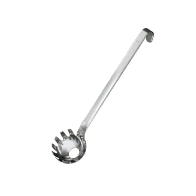 Abbildung von RÖSLE Spaghettiheber, Hochwertige Spaghettikelle mit Hakengriff, Edelstahl 18/10,spülmaschinengeeignet, 29.5 cm, Grau