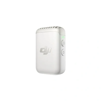 Abbildung von DJI Mic 2 Sender (Perlweiß), kabelloses Mikrofon, intelligente Rauschunterdrückung, 14 Stunden interne Aufnahme, 6 Akkulaufzeit, magnetische Befestigung, Bluetooth Vlogs