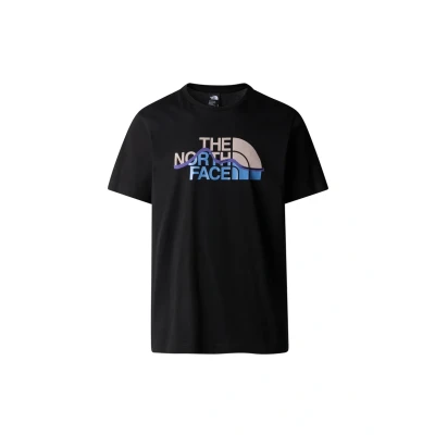 Abbildung von The North Face Mountain Tshirt print, Herren, Größe: Medium, Tnf black