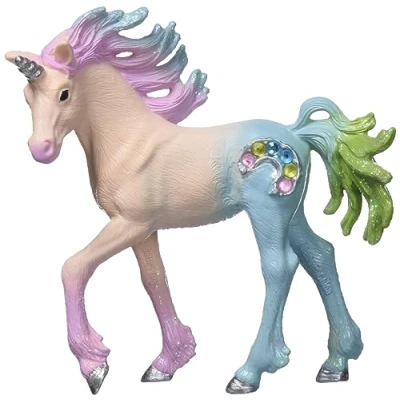 Abbildung von schleich 70724 Bonbon Einhorn Fohlen, für Kinder ab 5 12 Jahren, BAYALA Spielfigur