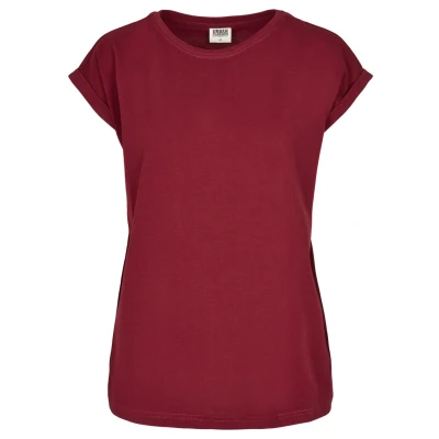 Abbildung von Urban Classics Extended Shoulder TEE Tshirt basic Bordeaux, Damen, Größe: 5XL, Bordeaux
