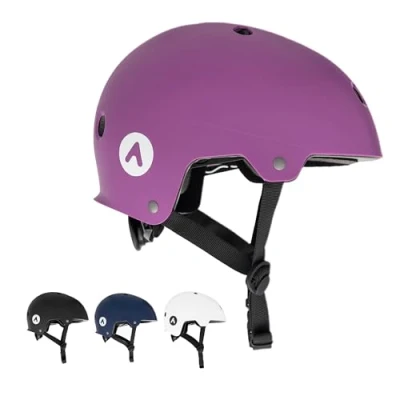Abbildung von ATTABO Genes: Sicherer &amp; Leichter Skater Kopfschutz Fahrrad MTB Schutz L für Herren Damen mit ABS EPS