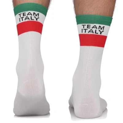 Abbildung von TODO Fahrradsocken Herren und Damen. Atmungsaktive Rennrad Socken. Team Italy Fahrrad Socken, Radsocken (Italy Flag Socken 43 46)
