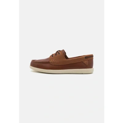 Abbildung von Clarks Bratton Bootsschuh, Herren, Größe: 41, Dark tan Schuhe