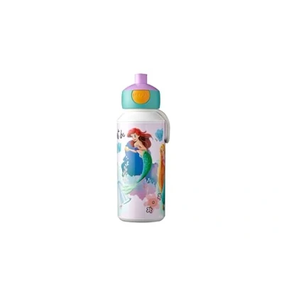 Abbildung von Mepal Trinkflasche Pop up Campus Wasserflasche Auslaufsichere Flasche für die Schule Wiederverwendbar BPA frei &amp; Spülmaschinenfest 400 ml Disney Princess