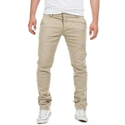 Abbildung von Yazubi Herren Chino Hose Dustin Chinohose Für Männer Baumwoll Hosen, Beige (Plaza Taupe 161105), W32/L34