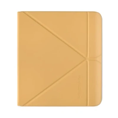 Abbildung von Kobo Libra Colour SleepCover Case Butter Yellow Sleep/Wake Technology Built in 2 Way Stand Vegan Leather Compatible with 7&quot; Color eReader
