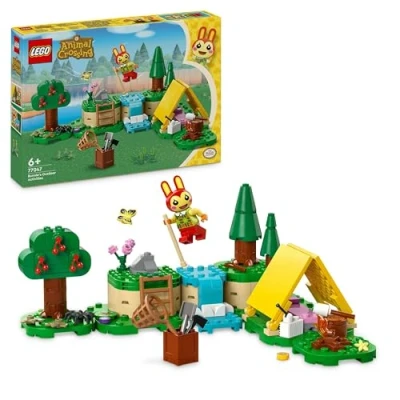Abbildung von Lego Animal Crossing Mimmis Outdoor Spaß, kreatives Spielzeug für Kinder, Tiere Set mit Hasen Figur aus dem Videospiel, Geschenk Mädchen und Jungen ab 6 Jahren 77047