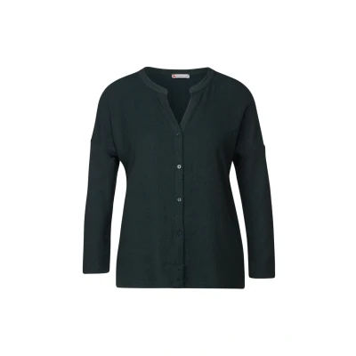 Abbildung von STREET ONE Damen A322905 Tunika Jacke mit Struktur, Hunter Green, 38