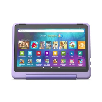 Abbildung von Kindgerechte Hülle von Amazon Für das Fire HD 10 Tablet, Happy Day Design Kinder ab 6 Jahren Nur kompatibel mit Tablets der 13. Generation (2023)