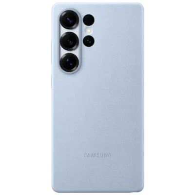 Abbildung von Samsung Kindsuit Pu Leder Back Cover Hellblau Galaxy S25 Ultra