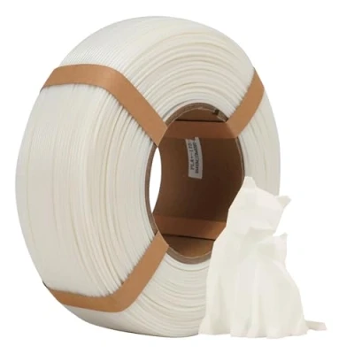 Abbildung von eSUN PLA+ Refill Filament 1.75mm, PLA Plus Spoolless 3D Druck Filament, Maßgenauigkeit +/ 0.03mm, 1KG (2.2 LBS) für Drucker, Weiß