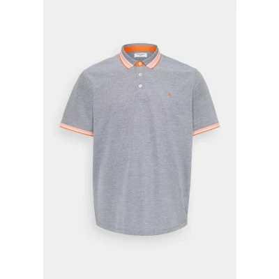 Abbildung von JACK &amp; JONES Male Poloshirt Plus Size Einfarbig