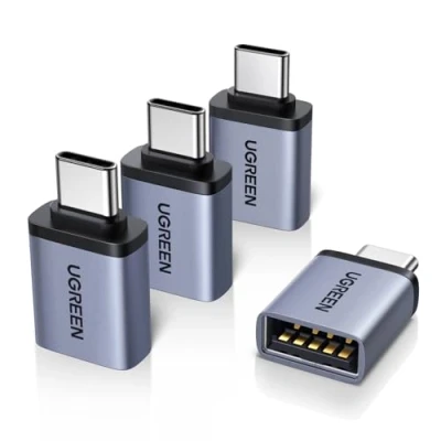 Abbildung von UGREEN Adapter USB C auf (4 Stück) 10Gbps Handy OTG Thunderbolt 4/5 kompatibel mit iPhone16 15 Serie MacBook Pro M4 Mac mini Galaxy S25 usw.
