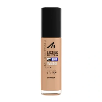 Abbildung von Manhattan Lasting Perfection 35 HR Make up, ultra langanhaltendes Flüssig Fb. 57, Vanilla
