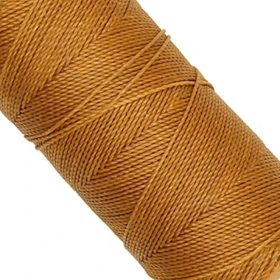 Abbildung von LINHASITA, Garnspule, gewachst, 100 g / 170 Meter, Dicke: 1 mm, Polyester, Makramee Garn, 30 Farben metros gr Hellbraun