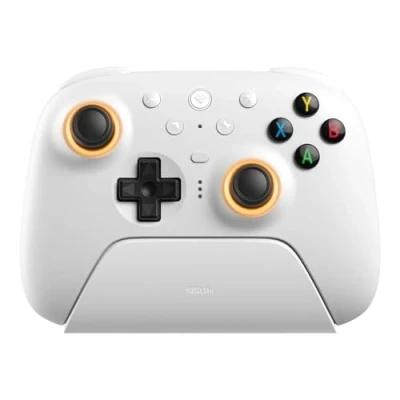 Abbildung von 8Bitdo Ultimate 2 Wireless Controller for Windows &amp; Android, Gaming with TMR Joysticks, Switchable Hall Effect/Tactile Triggers, Motion Control, RGB Fire Ring, 8Speed Tech, Purple