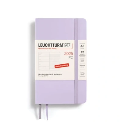 Abbildung von LEUCHTTURM1917 370528 Wochenkalender &amp; Notizbuch 2025, Pocket A6 Softcover 12 Monats Planer, 80 g, liniert Lilac