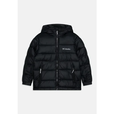 Abbildung von Columbia PIKE LAKE Hooded Unisex Winterjacke für Kinder, Größe: 140, Black
