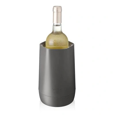 Abbildung von Vacu Vin Hexo Weinkühler Wiederverwendbarer 2 in 1 Weinflaschenkühler Graphit Kühlerhülle Für Standardflaschengröße Aus Recycelten Materialien
