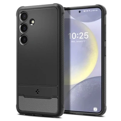 Abbildung von Spigen Rugged Armor Hülle Kompatibel mit Samsung Galaxy S24 Plus Schwarz