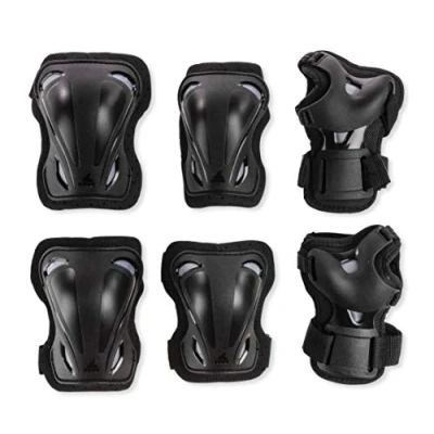 Abbildung von Rollerblade Unisex Erwachsene Skate Gear 3 Beschützer, Black, S