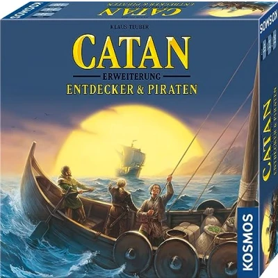 Abbildung von KOSMOS 682750 Catan Entdecker &amp; Piraten, Erweiterung zu Das Spiel, Familienspiel für 3 4 Personen ab 12 Jahre, Strategiespiel, Brettspiel, Siedler von