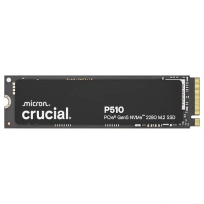 Abbildung von Crucial P510 SSD 1TB M.2 NVMe PCIe 5.0 x4 Gen5 Interne SSD, bis zu 11.000 MB/s Lesen, 9.500 Schreiben, für Laptop und Desktop PC, Festplatte CT1000P510SSD8 01
