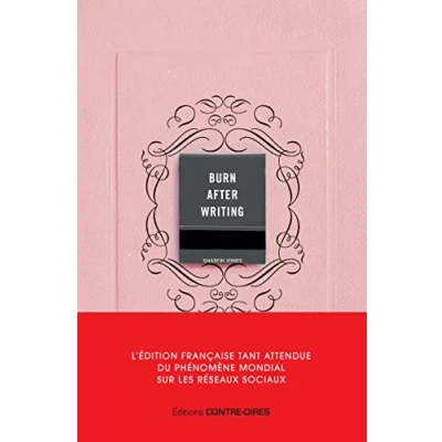 Abbildung von Burn after writing ÉDITION FRANÇAISE