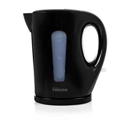 Abbildung von Tristar Wasserkocher 1,7 Liter Fassungsvermögen, 2200 Watt, Füllmengenmarkierung, Strix Controller, WK 3384, Schwarz