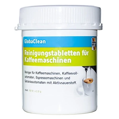 Abbildung von Reinigungstabletten für Kaffeevollautomaten &amp; Kaffeemaschinen 150 Stück a 2g Kompatibel mit Jura, Siemens, Delonghi, Philips, Saeco, Melitta, Krups, Bosch, Miele uvm.