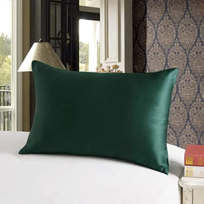 Abbildung von Townssilk 19 Momme 100% Seide Kissenbezug 1 Stück 50x75cm Emerald