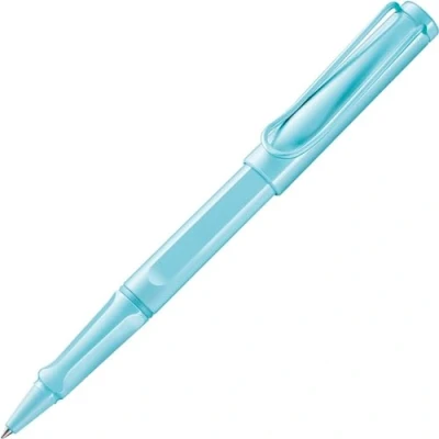 Abbildung von Lamy safari aquasky Tintenroller zeitlos klassicher Stift mit ergonomischem Griff &amp; Strichbreite M Gehäuse aus robustem ASA Kunststoff Tintenrollermine 63 in schwarz