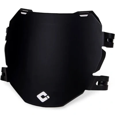 Abbildung von ODI D70DP B Unisex Erwachsene Nummernschild, schwarz, 160mm ,