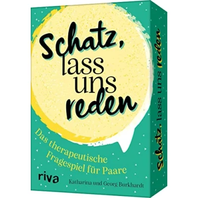 Abbildung von Schatz, lass uns reden: Das therapeutische Fragespiel für Paare. Fragen und Aufgaben tiefgründige Gespräche. perfekte Geschenk Valentinstag oder Jahrestag