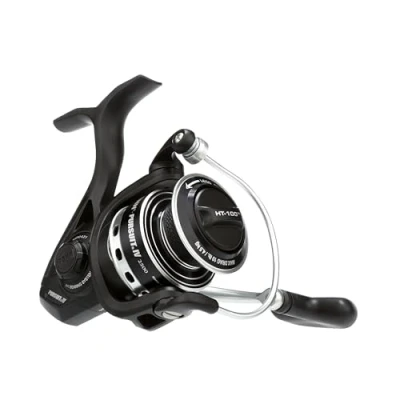 Abbildung von PENN Pursuit IV Salzwasser Spinnrolle Spinnfischen, für den Allroundeinsatz, Boot, Kajak, Ufer, Black Silver, 2500