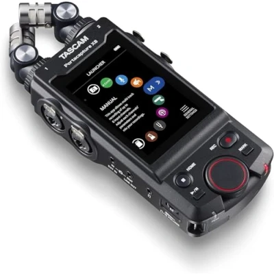 Abbildung von Tascam Portacapture X8 Portabler 6+2 Spur High Resolution 32 bit/192 kHz Rekorder, USB2.0, schwarz, portabel