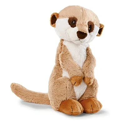 Abbildung von NICI 48080 Kuscheltier 20 cm Plüschtier für Mädchen, Jungen &amp; Babys Flauschiges Stofftier Erdmännchen zum Spielen Sammeln Kuscheln Gemütliches Schmusetier, BEIGE