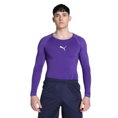 Abbildung von PUMA Herren Liga Baselayer Tee Ls Shirt, Prism Violet, M EU